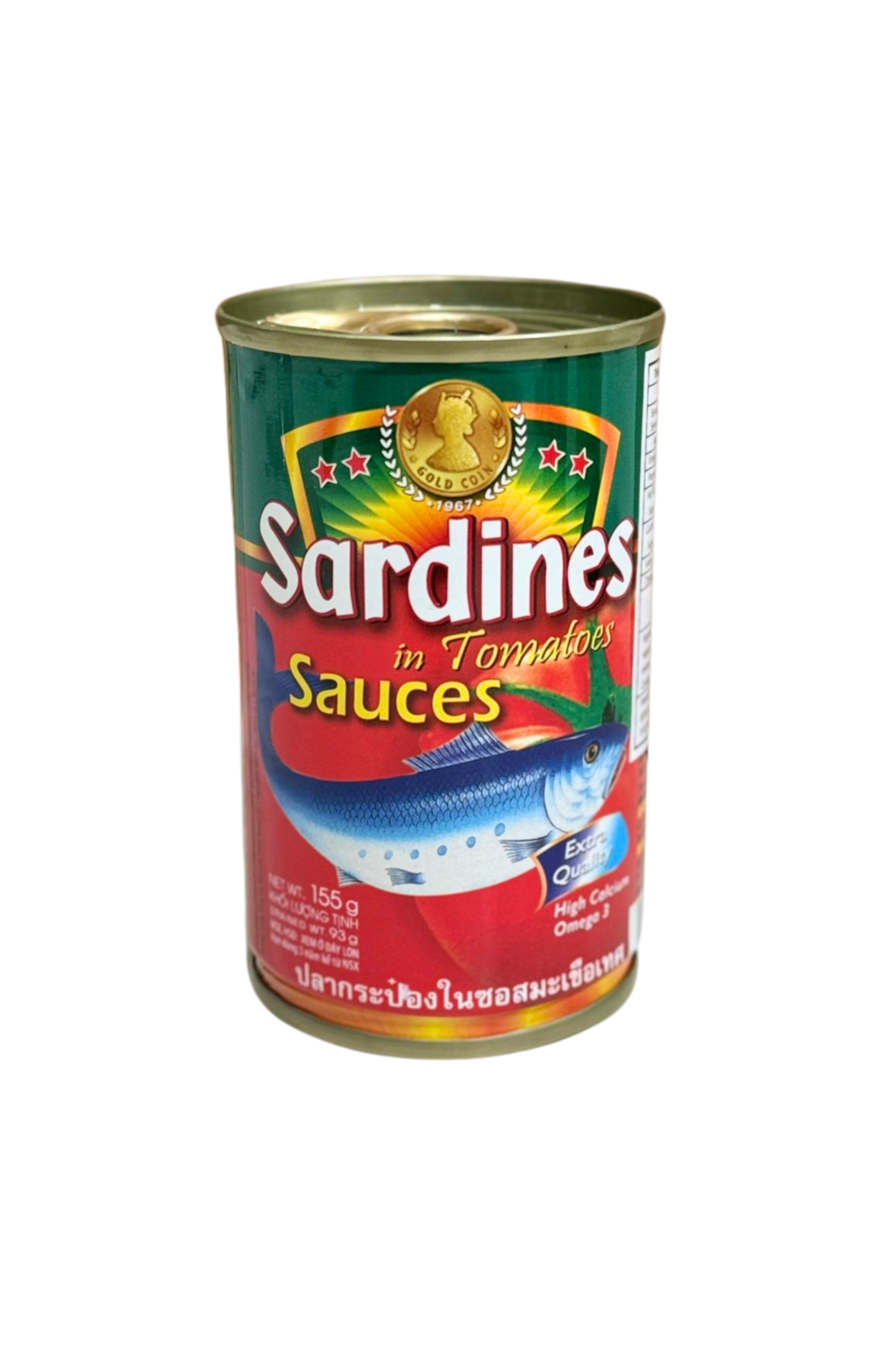 555 Sardines in Tomato Sauce Green 155g