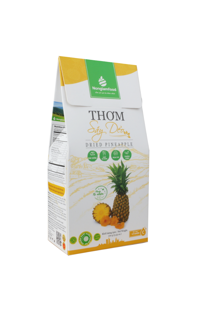 Nong Lam Food Dried Pineapple 100g