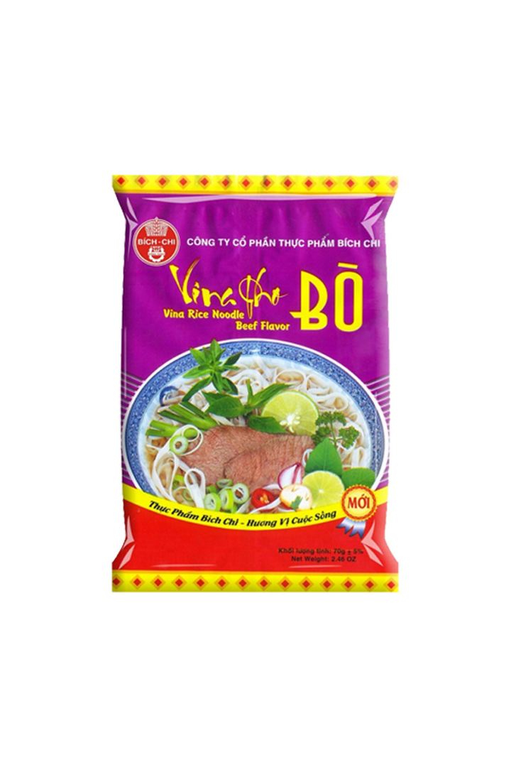 Bich Chi Vina Rice Noodle Beef Flavor (Vina Pho Bo) 70g