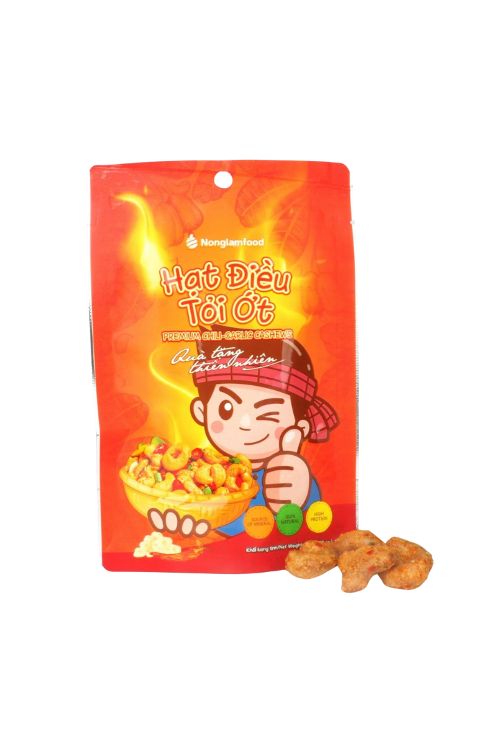 Nong Lam Food Premium Chili Garlic Cashews 45g