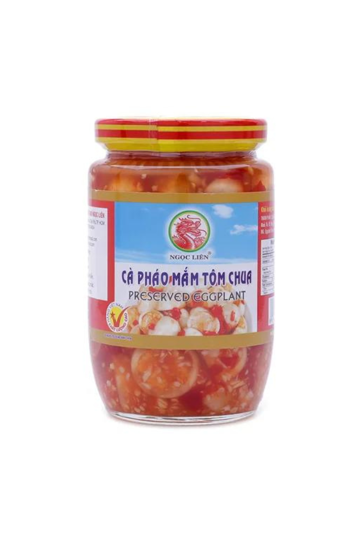 Ngoc Lien Preserved Eggplant (Ca Phao Mam Tom Chua) 400g