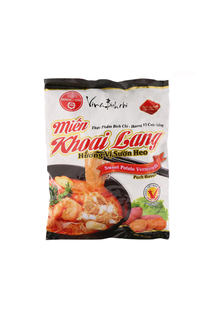 Bich Chi Sweet Potato Vermicelli Pork Flavor (Mien Khoai Lang An Lien) 60g