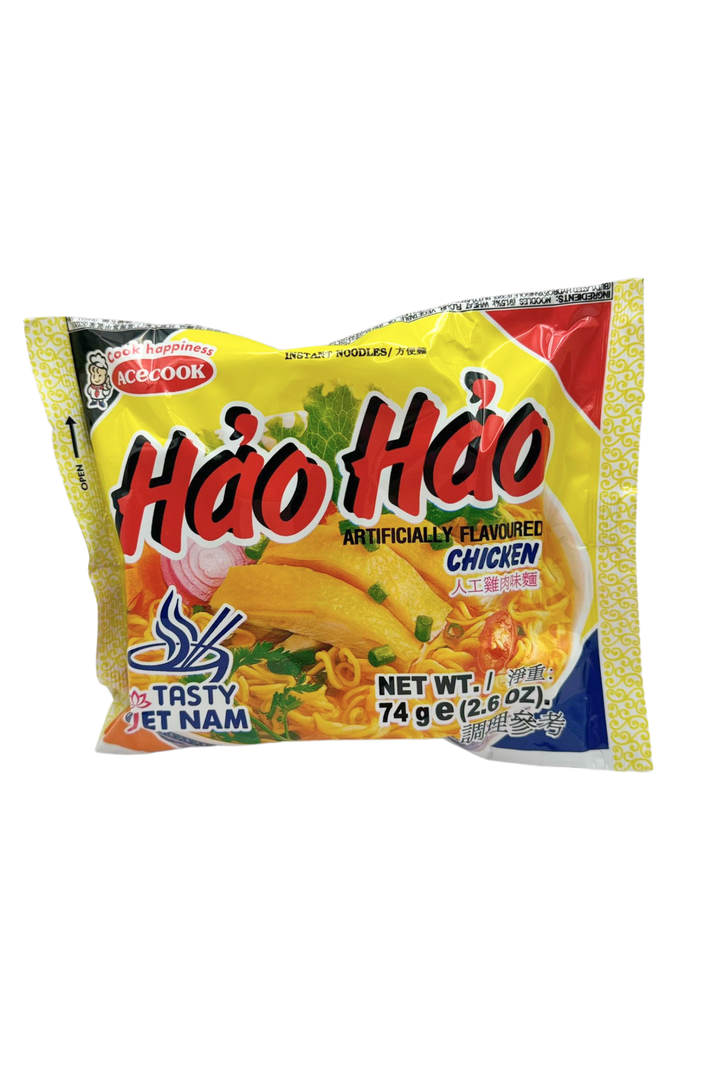 Acecook Hao Hao Chicken Noodles 74g