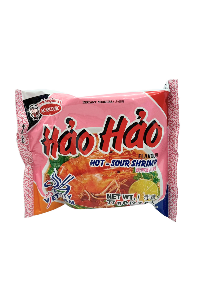 Acecook Hao Hao Hot Sour Shrimp Noodles 75g