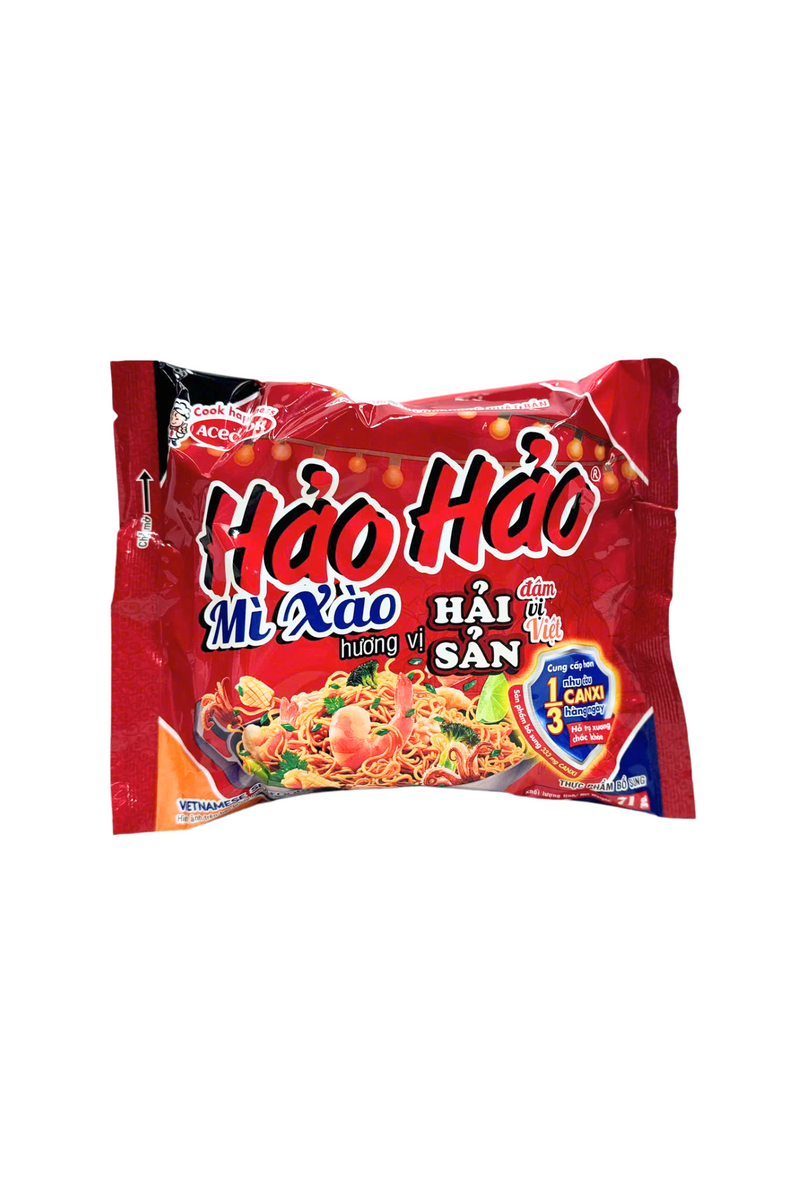 Acecook Hao Hao Mi Goreng Noodles Seafood Flavour (Mi Xao Hai San) 75g