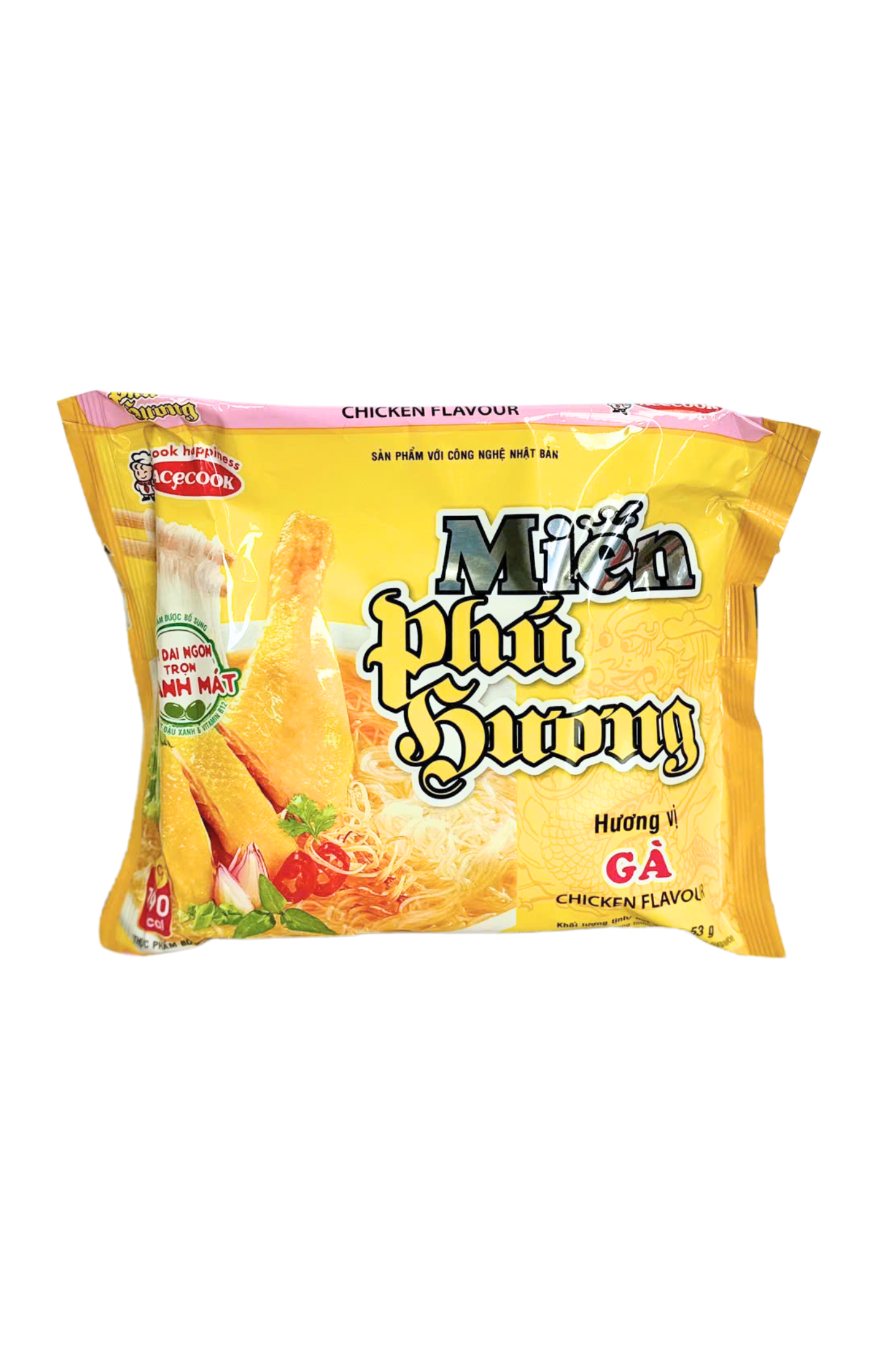 Acecook Phu Huong Glass Noodles Chicken Flavour (Mien Ga) 53g