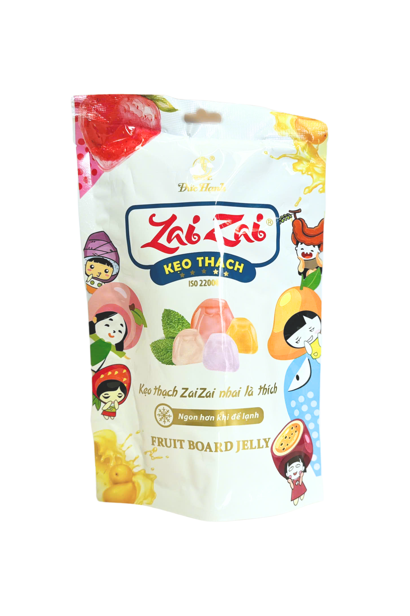 Duc Hanh Zai Zai Fruit Board Jelly (Keo Thach Trai Cay Zai Zai) 320g