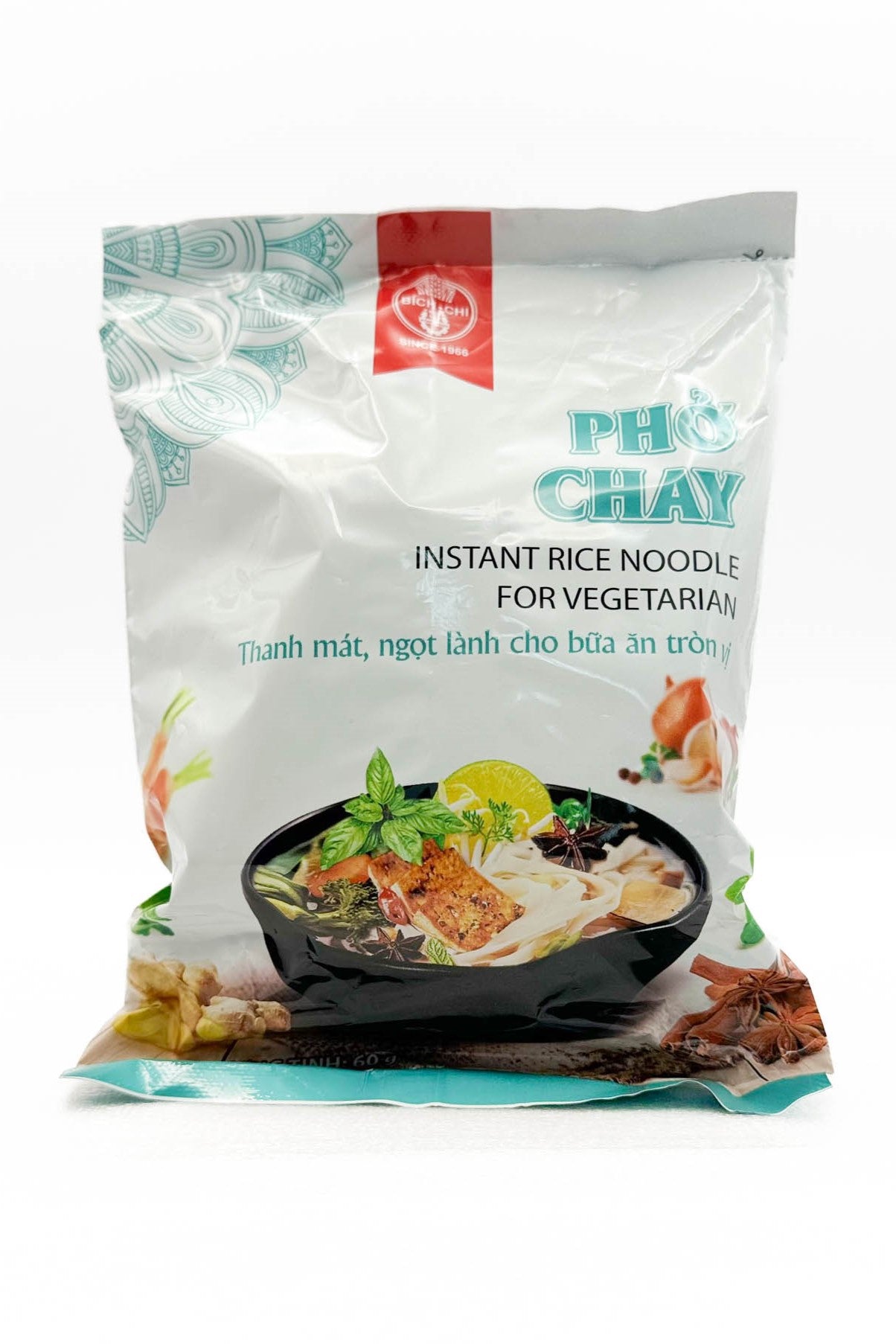 Bich Chi Instant Rice Noodle For Vegetarian (Pho Chay) 60g