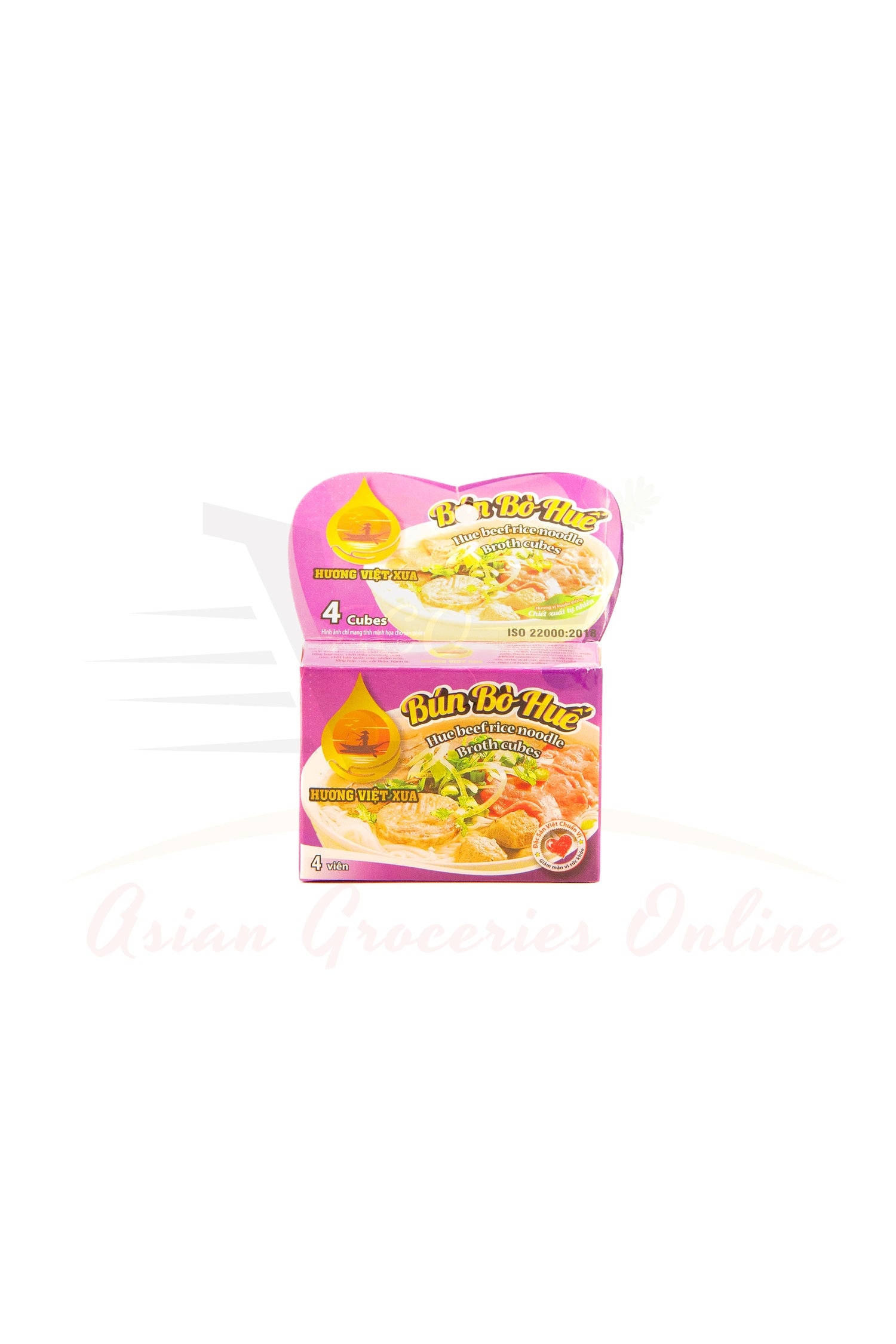 Huong Viet Xua Hue Beef Rice Noodle Broth Cube (Bun Bo Hue) 75g