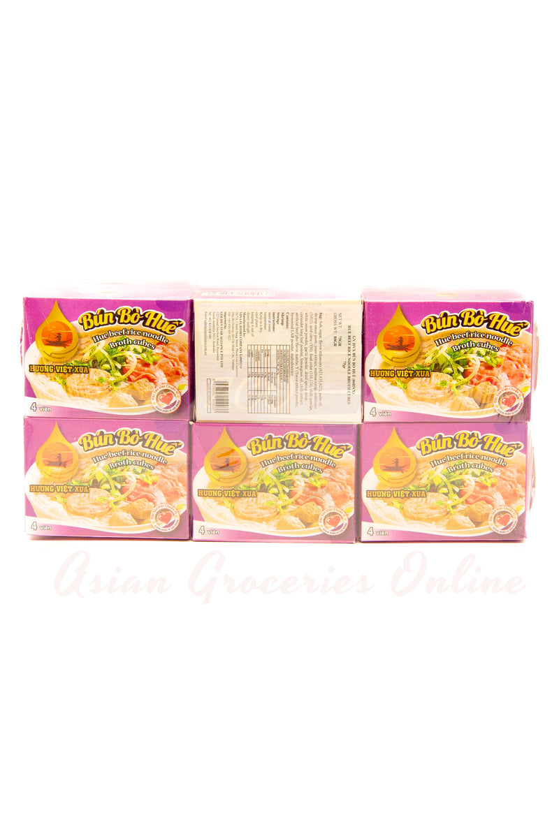 Huong Viet Xua Hue Beef Rice Noodle Broth Cube (Bun Bo Hue) 75g