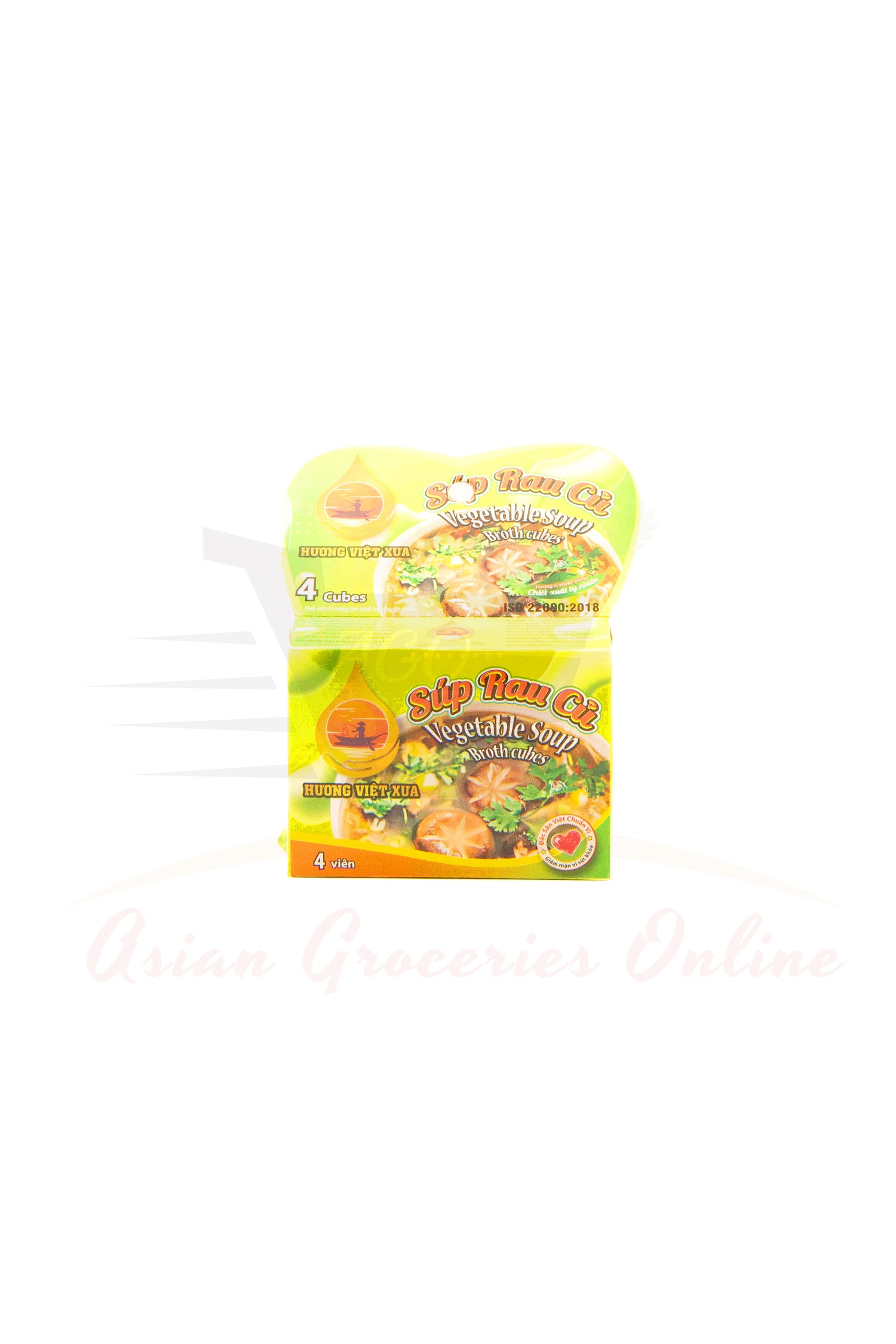 Huong Viet Xua Vegetable Soup Broth Cubes (Sup Chay) 75g