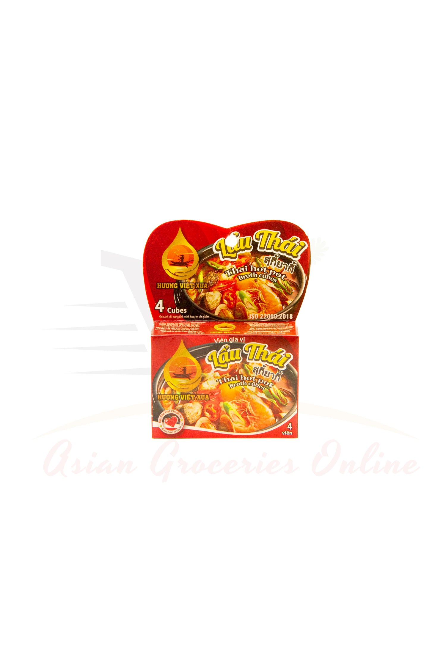 Huong Viet Xua Thai Hotpot Broth Cubes (Lau Thai) 75g