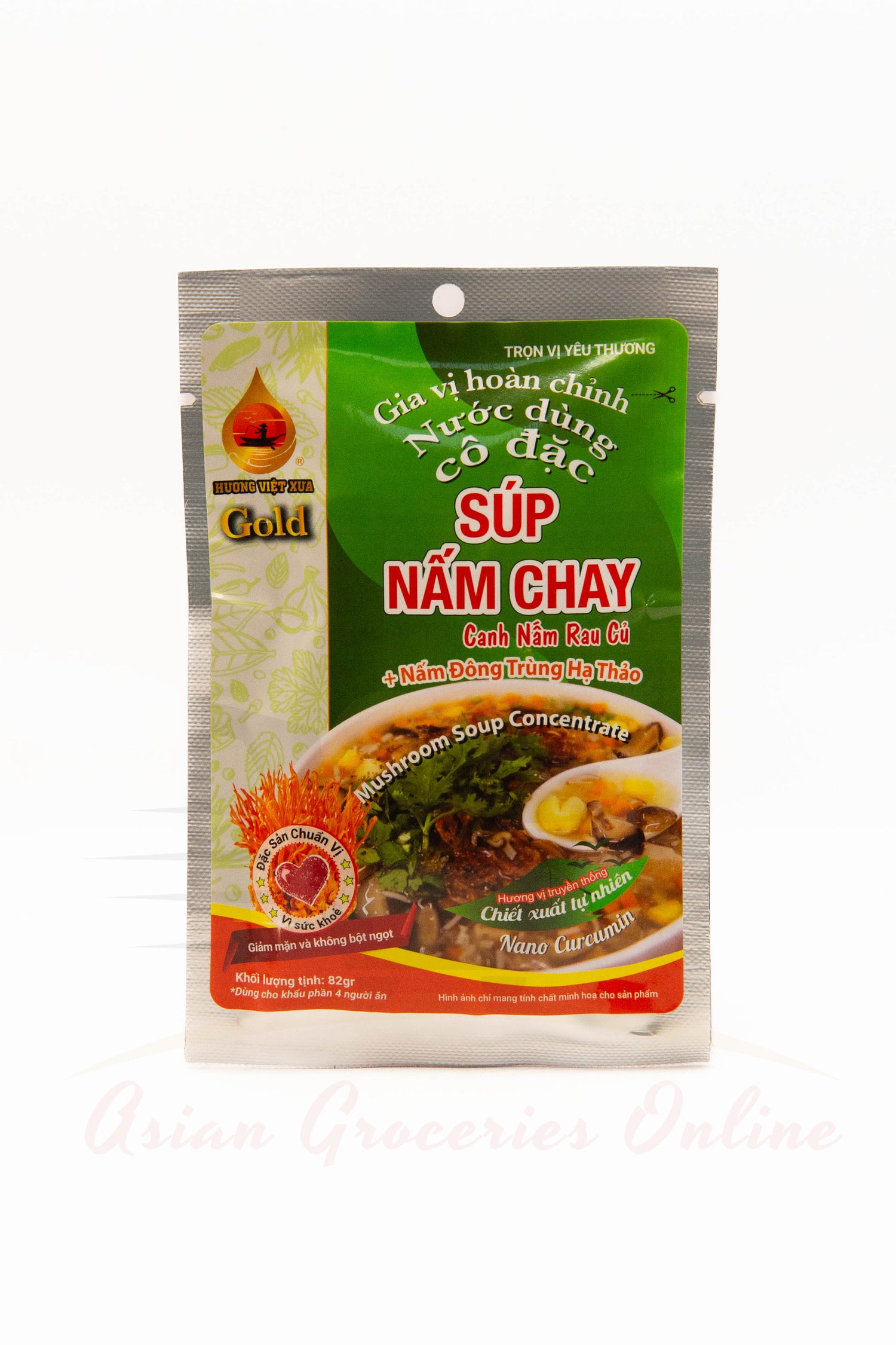 Huong Viet Xua Mushroom Soup Concentrate 82g