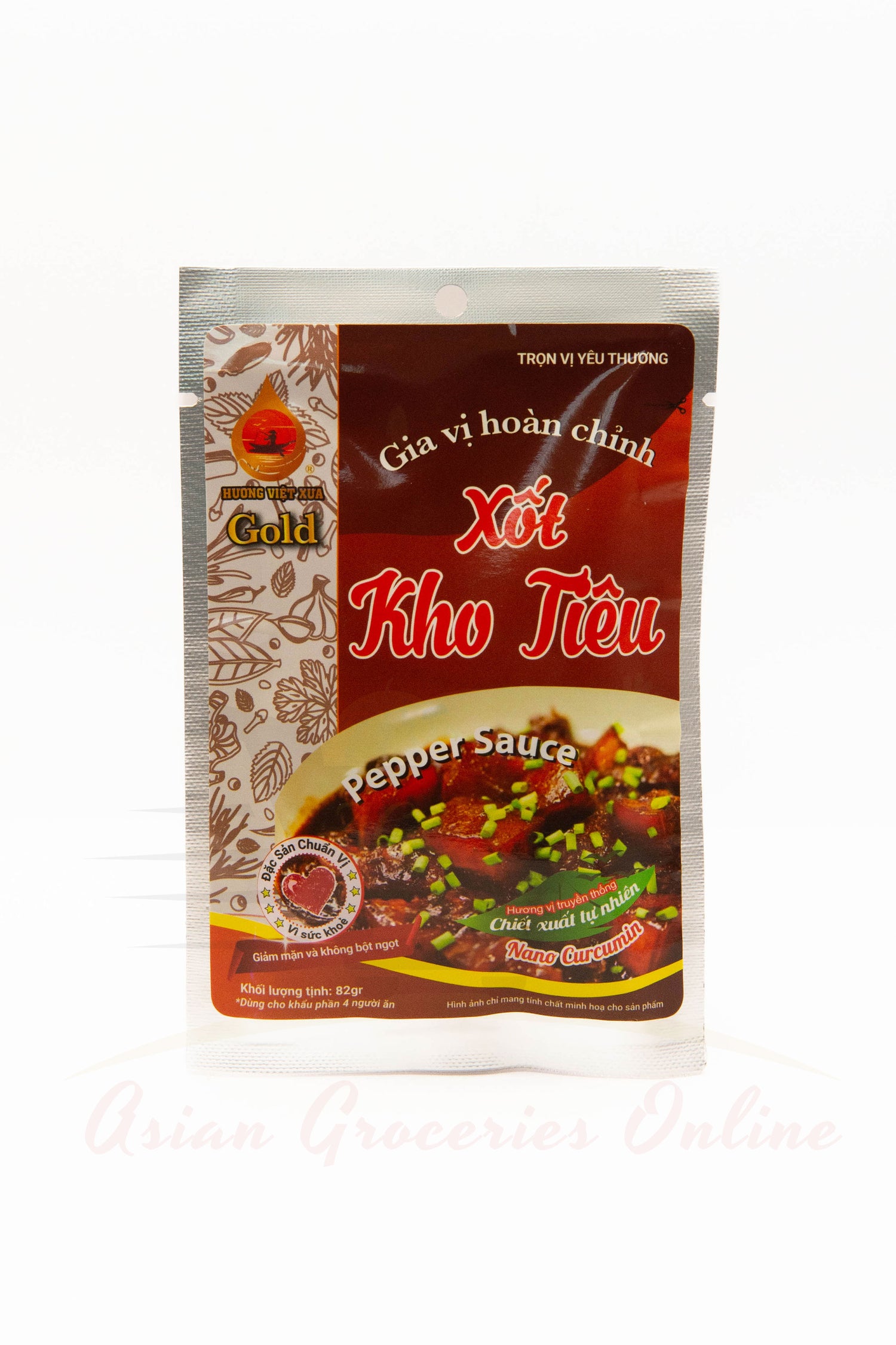 Huong Viet Xua Pepper Sauce (Xot Kho Tieu) 82g