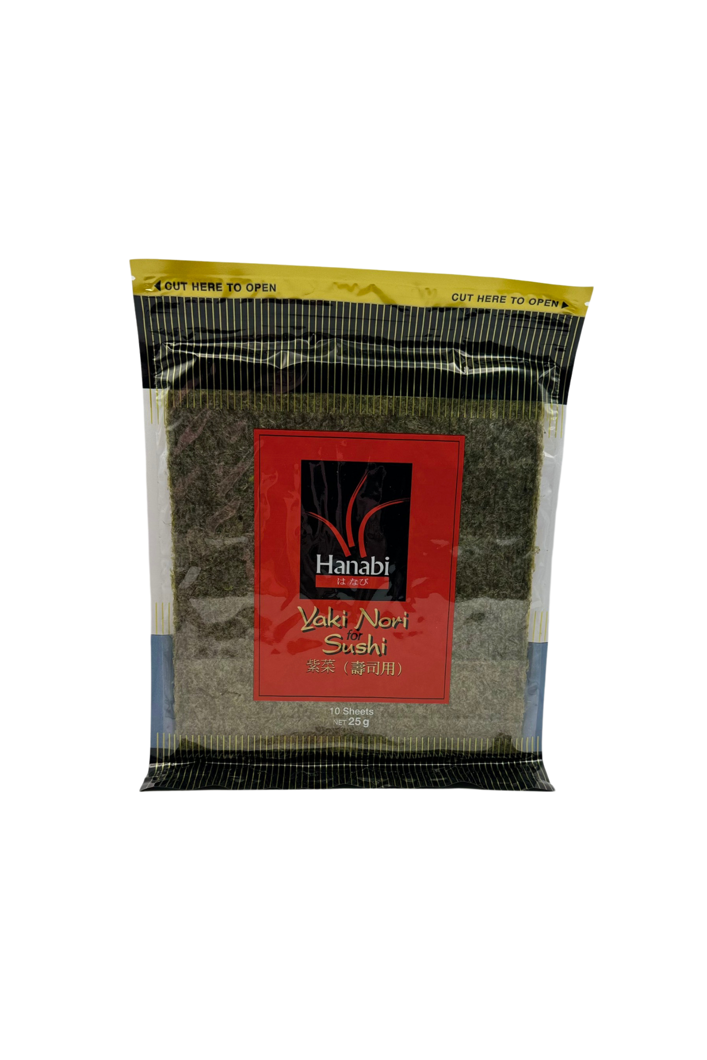 Hanabi Yaki Nori For Sushi 10 sheets 25g