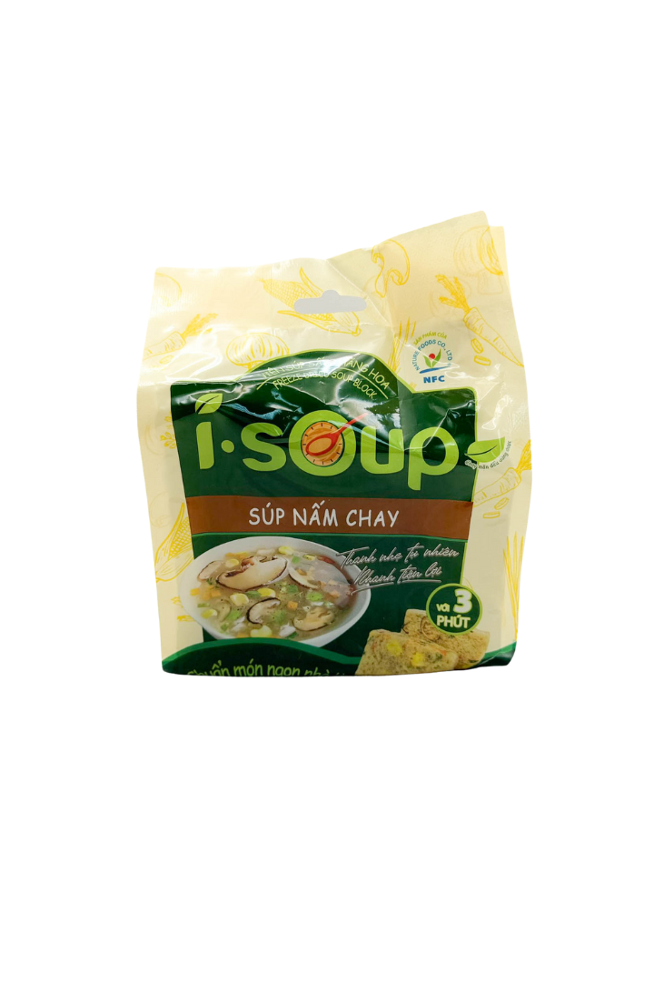 Isoup Vegetarian mushroom soup (Soup Nam Chay) 50g  *Buy 3 for $12*