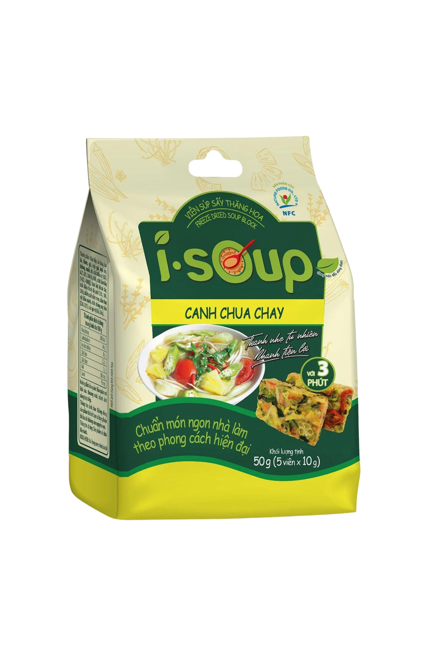 Isoup Vegetarian Sweet and Sour Soup (Canh Chua) 50g