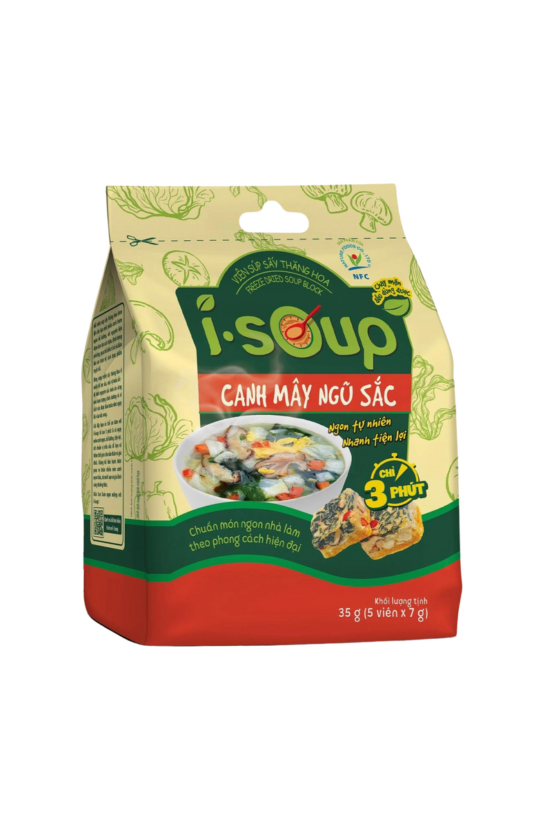 Isoup Vegetable Egg Drop Soup (Canh Trung) 35g  *Buy 2 for $14*