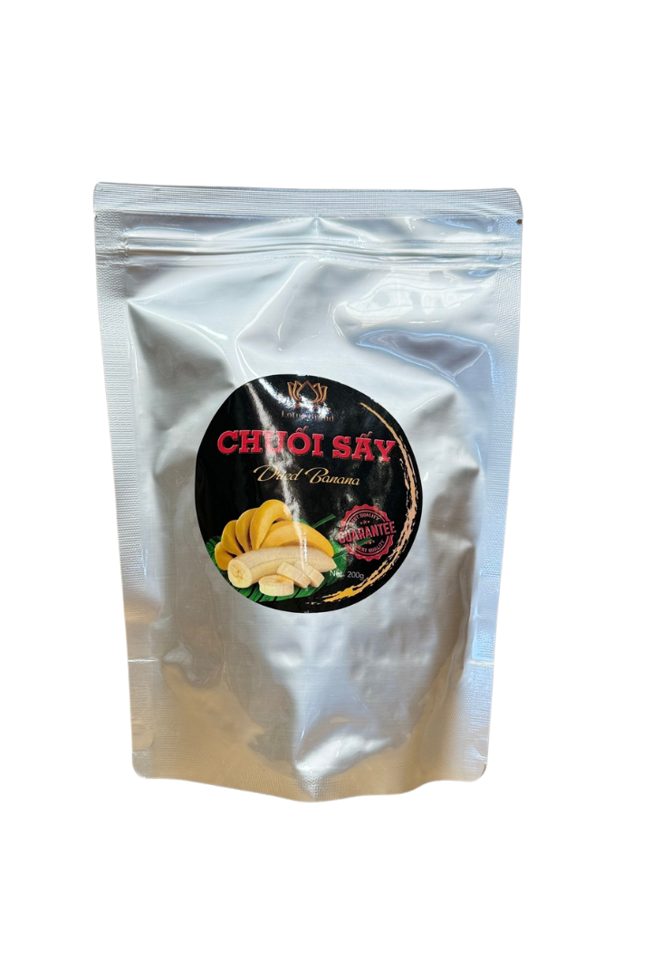 Lotus Brand Dried Banana (Chuoi Say) 200g