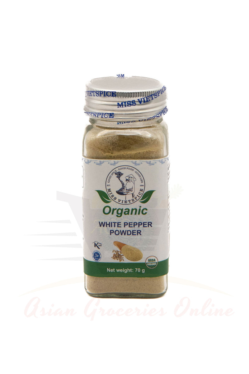 Miss VietSpice Organic White Pepper Powder 70g