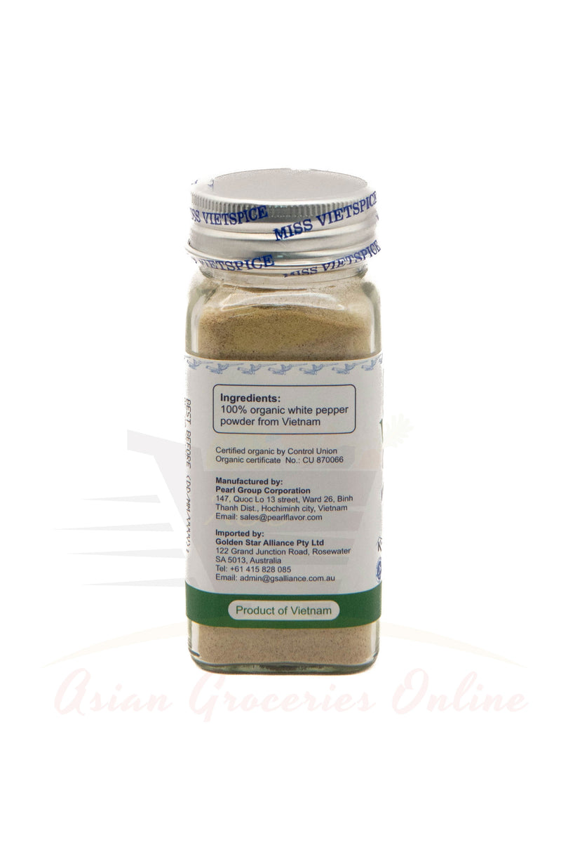 Miss VietSpice Organic White Pepper Powder 70g