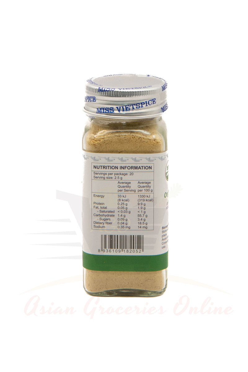 Miss VietSpice Organic Ginger Powder 50g