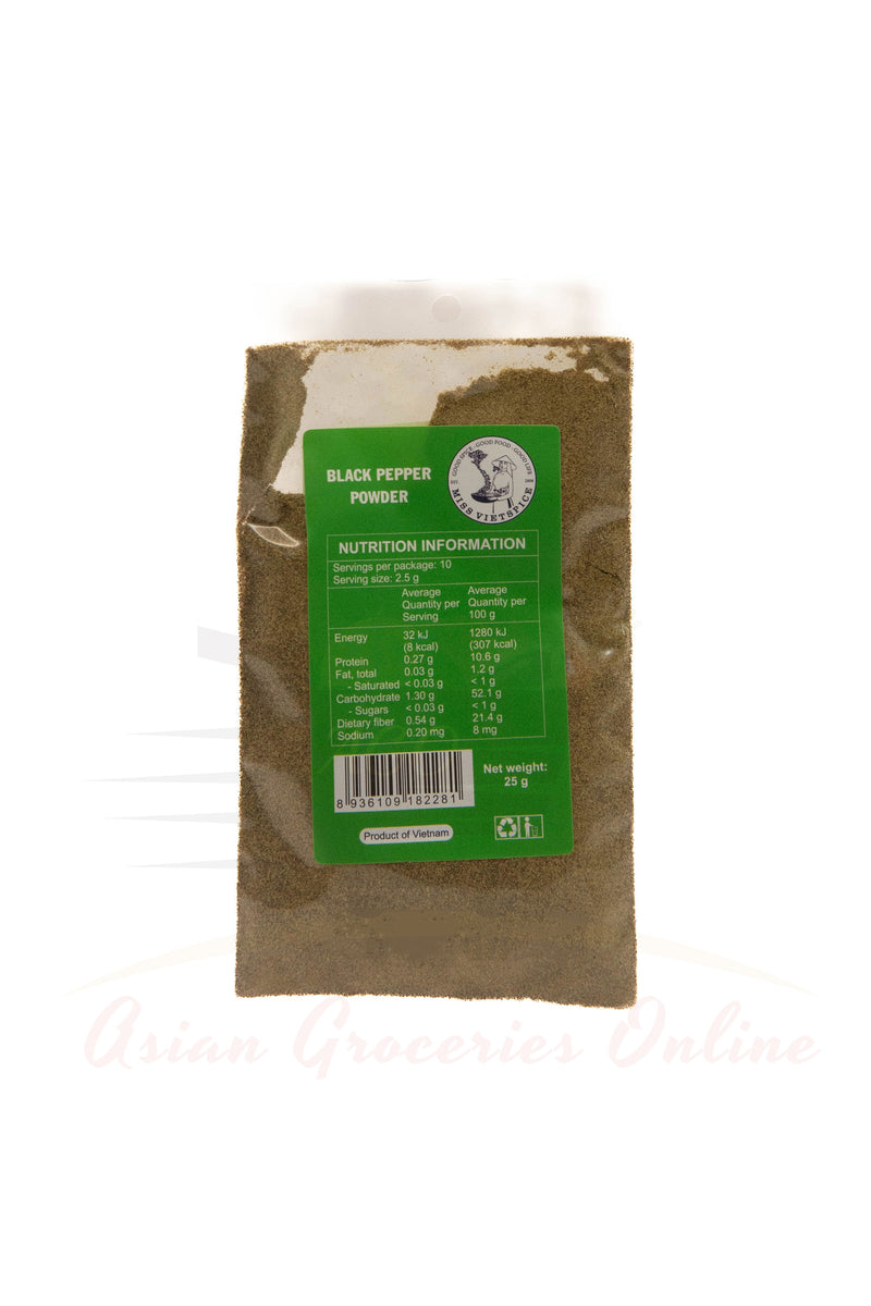 Miss VietSpice Black Pepper Powder 25g