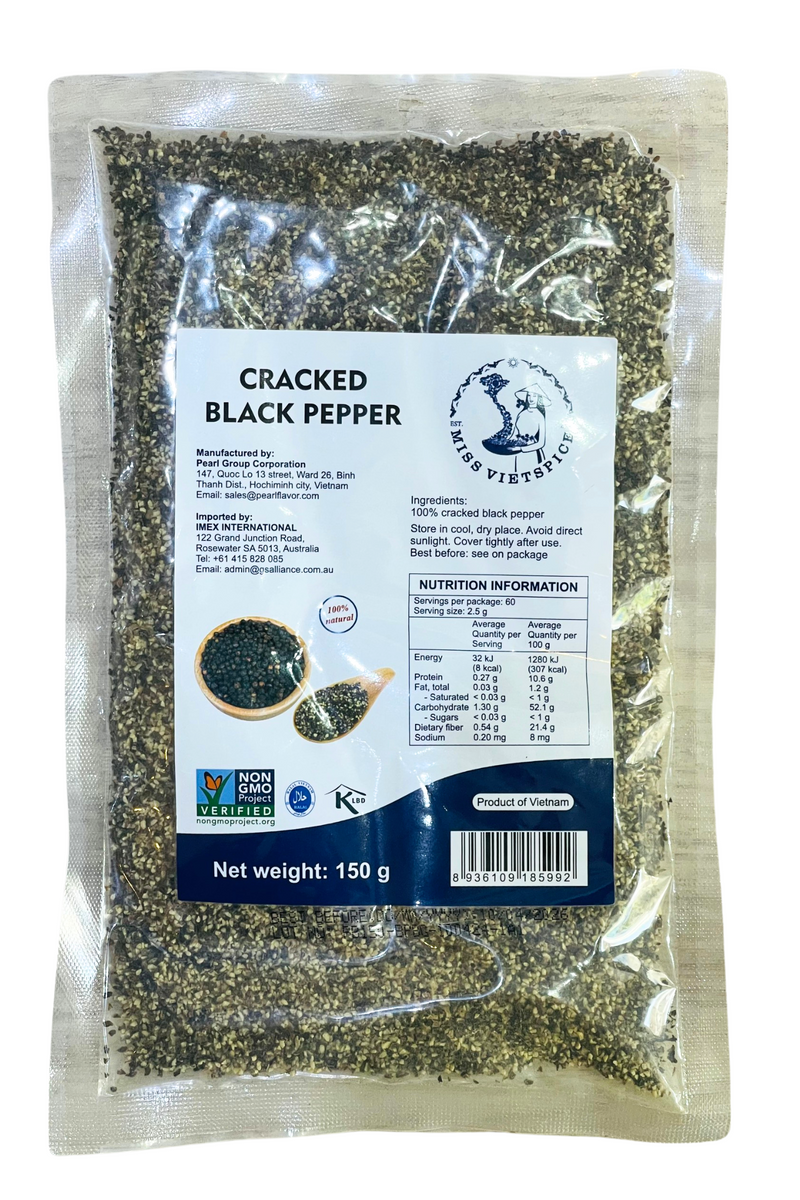 Miss VietSpice Cracked Black Pepper 150g