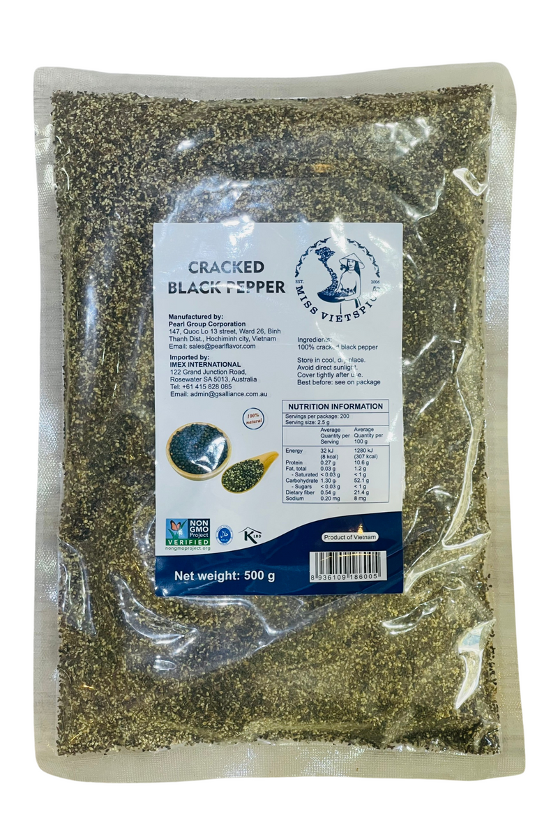 Miss VietSpice Cracked Black Pepper 500g