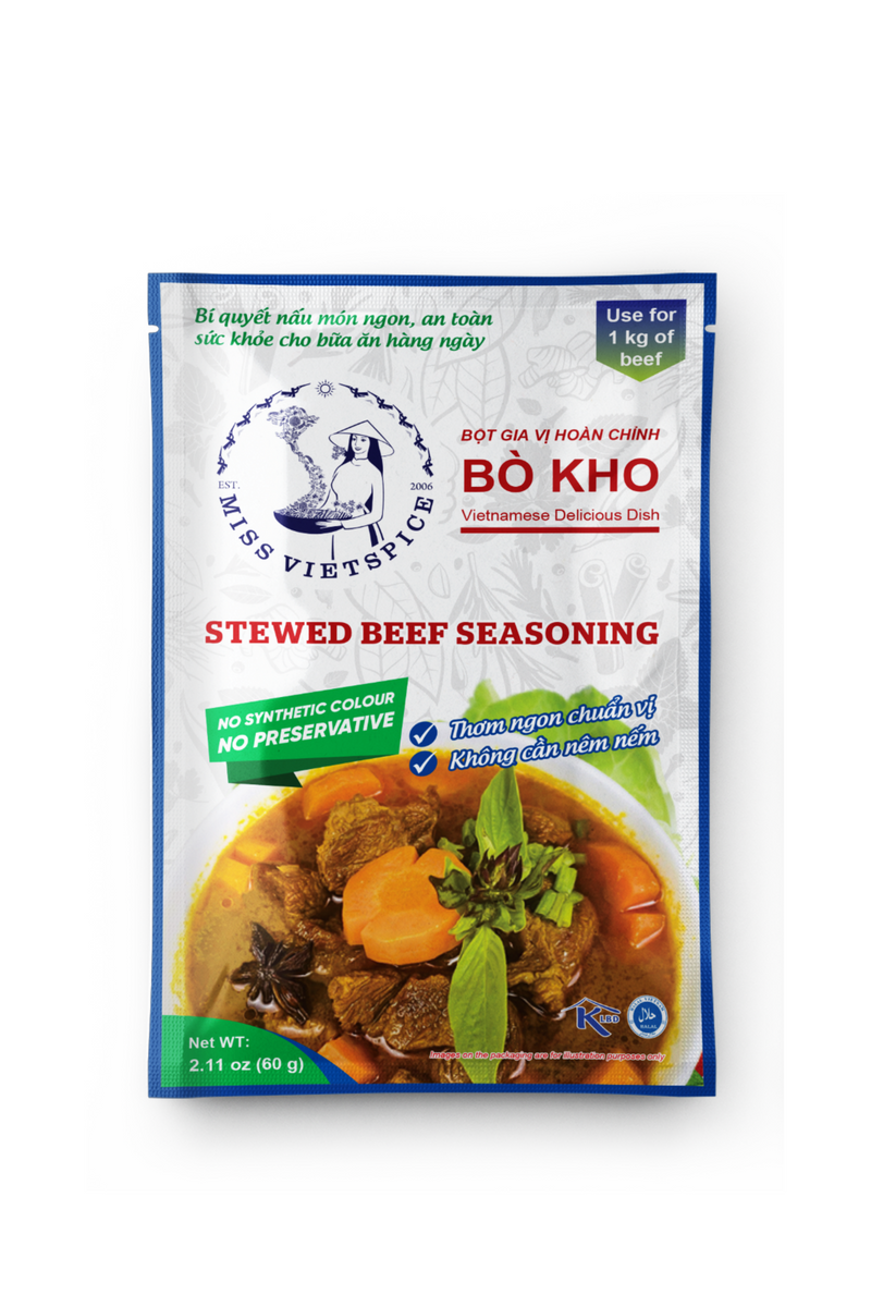 Miss VietSpice Stewed Beef (Bo Kho) Seasoning 60g