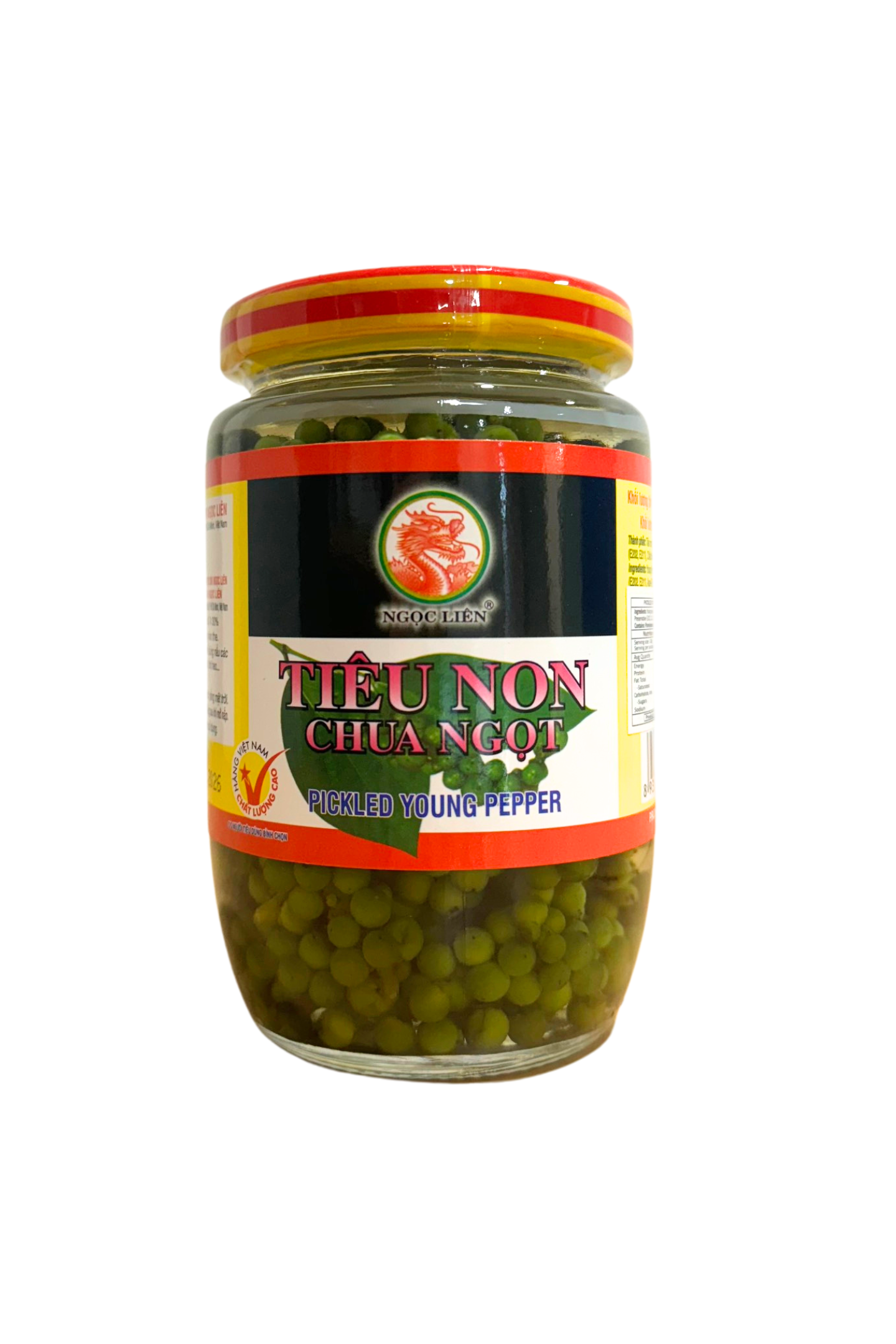 Ngoc Lien Pickled Young Pepper (Tieu Non Chua Ngot) 390g