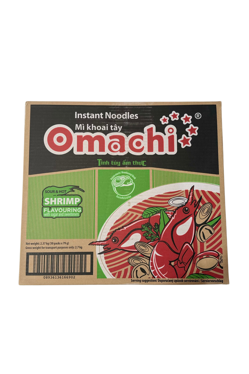 Omachi Shrimp Flavour 80g *30bags/CTN