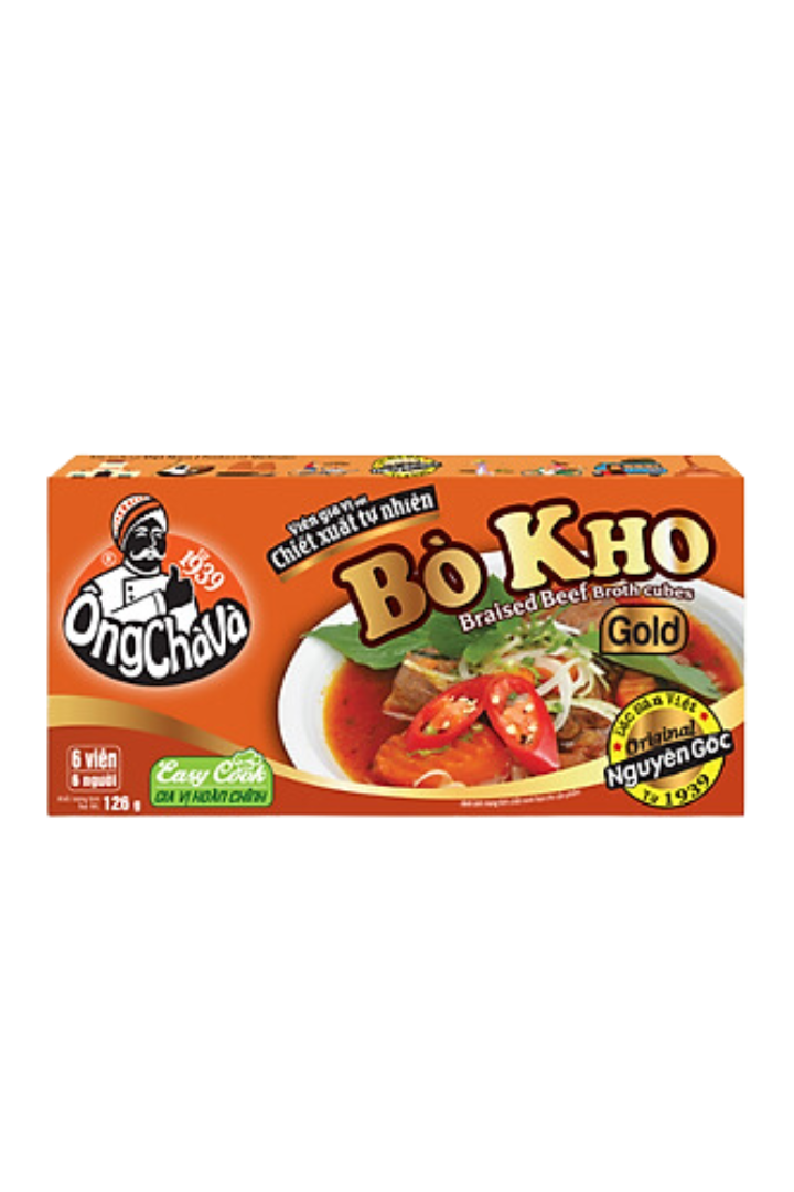 Ong Cha Va Braised Beef Seasoning Cube (Bo Kho) 126g