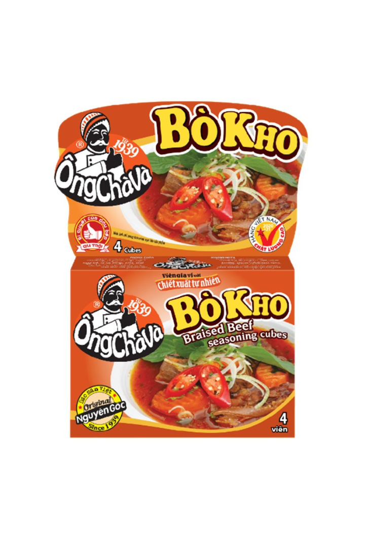 Ong Cha Va Braised Beef Seasoning Cube (Bo Kho) 75g