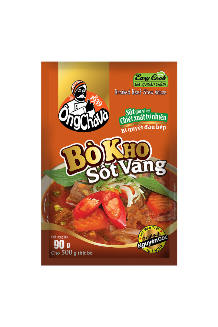 Ong Cha Va Braised Beef Stew Sauce (Bo Kho Sot Vang) 90g