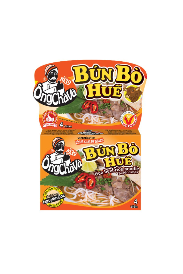 Ong Cha Va Hue Noodbles Seasoning Cube (Bun Bo Hue) 75g