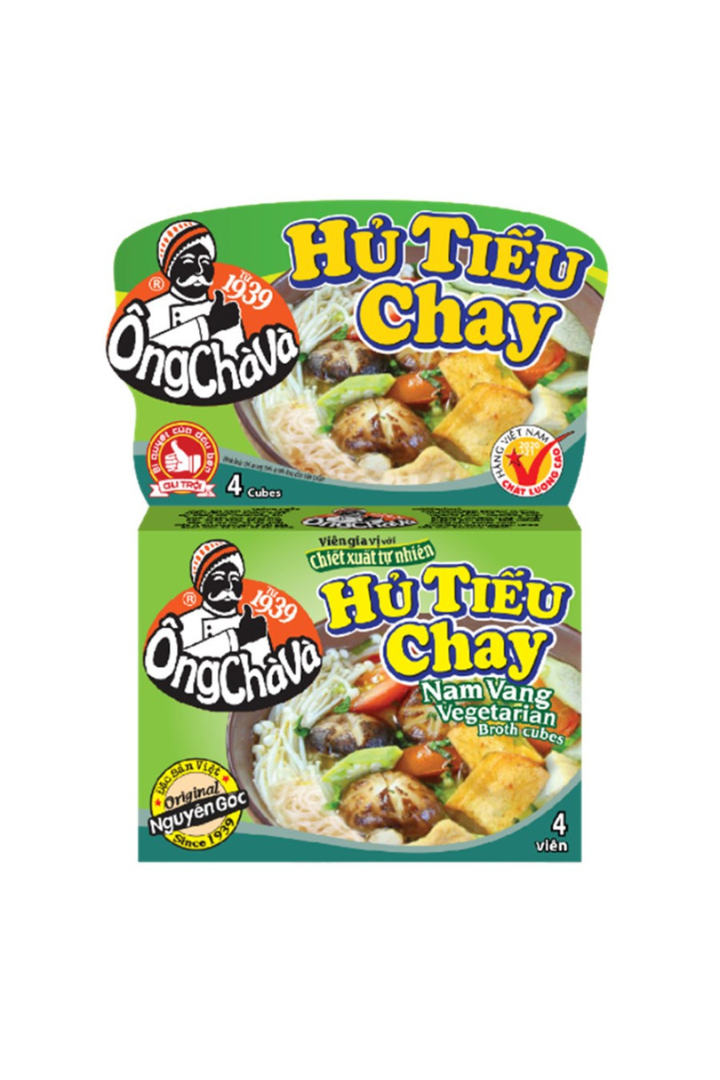 Ong Cha Va Vegetarian Noodles Soup Cube (Hu Tieu Chay) 75g