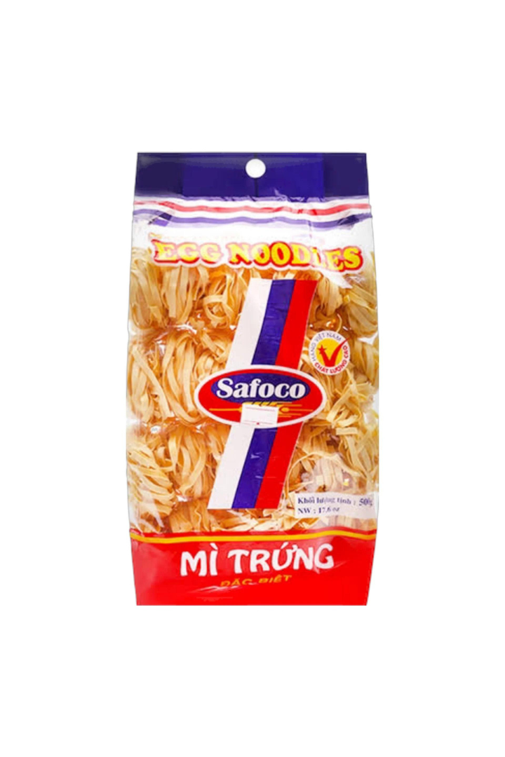 Safoco Egg Noodles L-Sa (Mi Trung Soi Lon) 500g