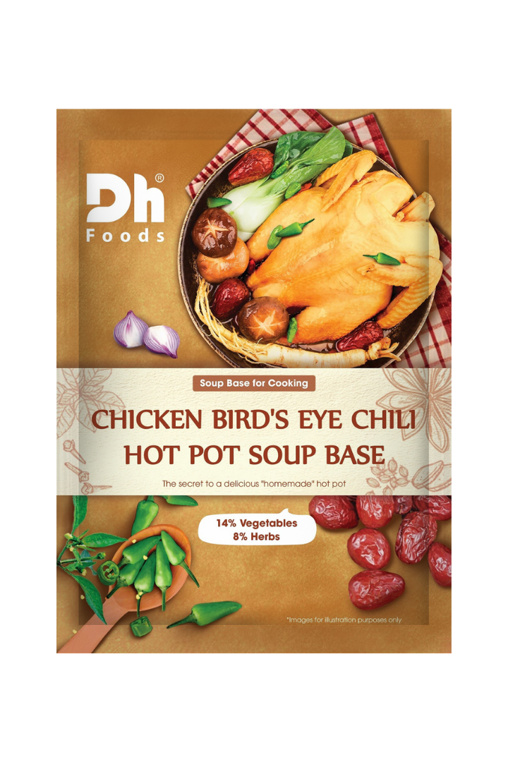 DH Foods Chicken Bird's Eye Chili Hot Pot Soup Base (Lau Ga Ot Hiem) 200g