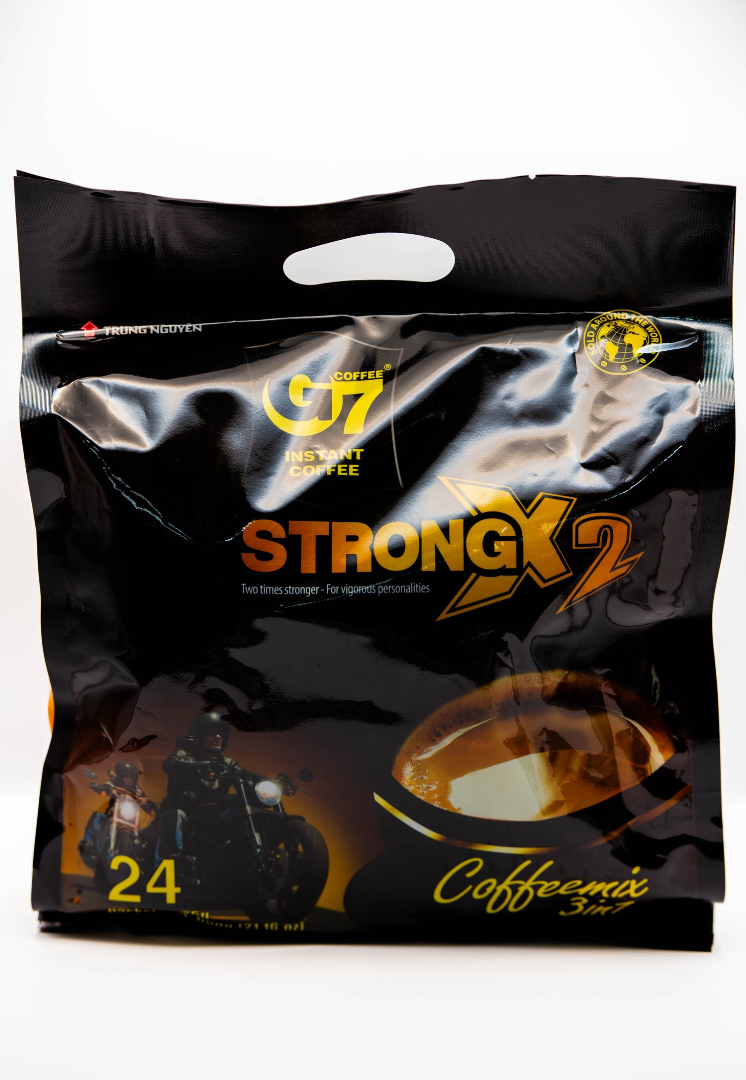 Trung Nguyen G7 Strong X2 3in1 Instant Coffee  24 Sticks