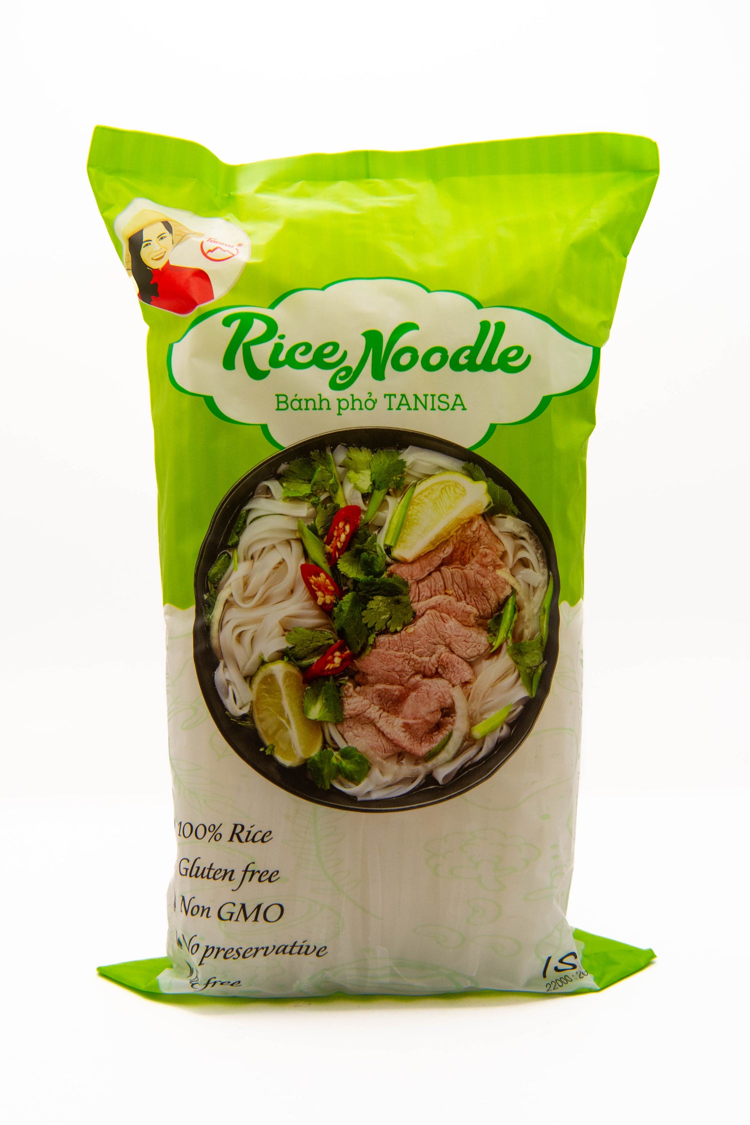 Tanisa Rice Noodle (Banh Pho) 3mm 300g