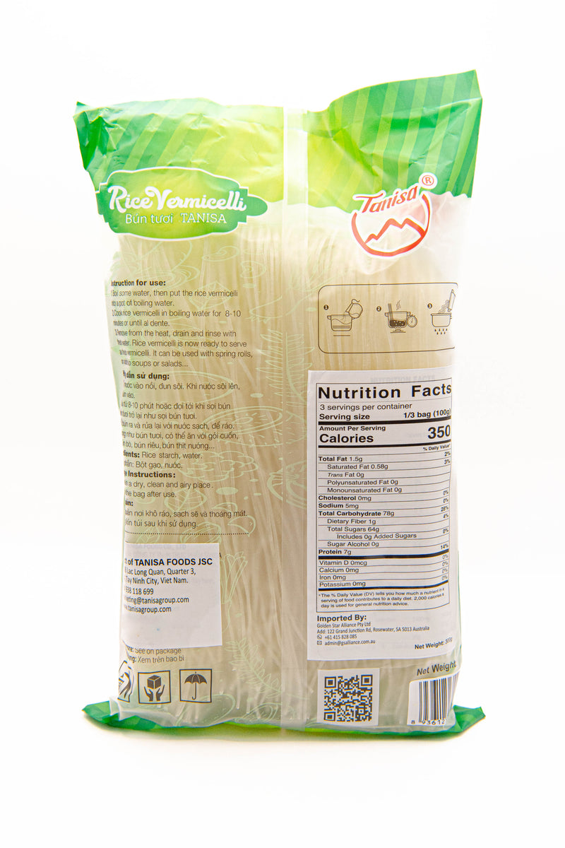 Tanisa Rice Vermicelli (Bun Tuoi) 300g *Buy 2 for $3*