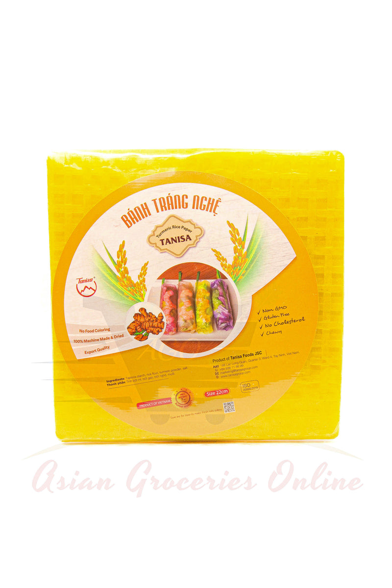 Tanisa Turmeric Rice Paper 200g