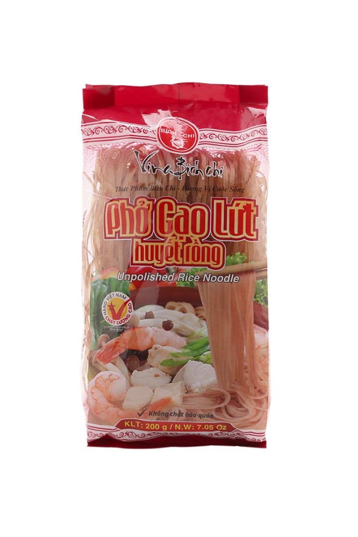 Bich Chi Brown Rice Noodles (Huyet Rong) 200g