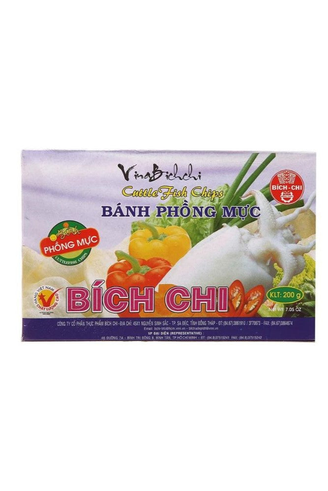 Bich Chi Cuttle Fish Chips (Banh Phong Muc) 200g