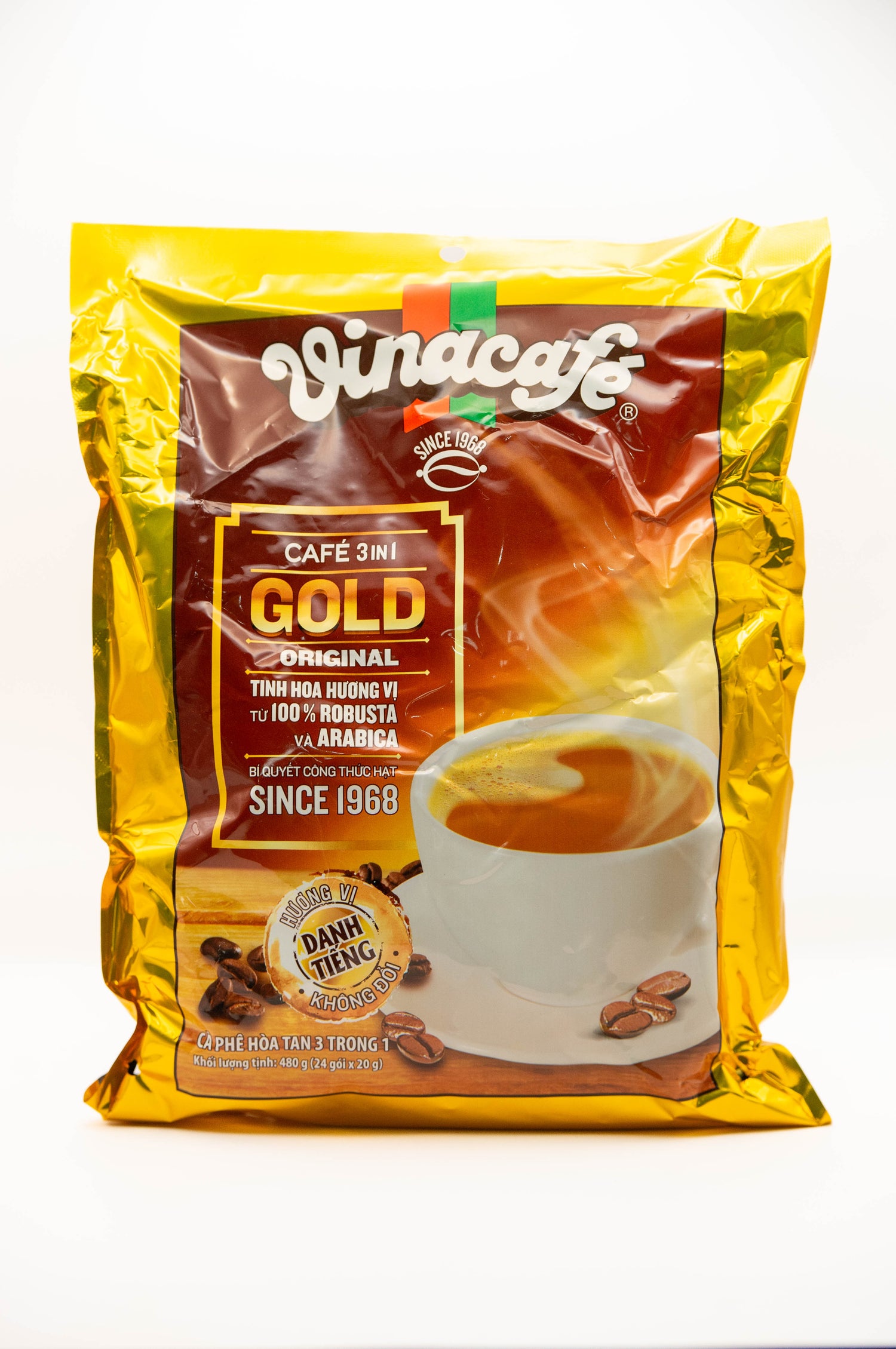 Vinacafe Gold 3in1 Instant Coffee  480g
