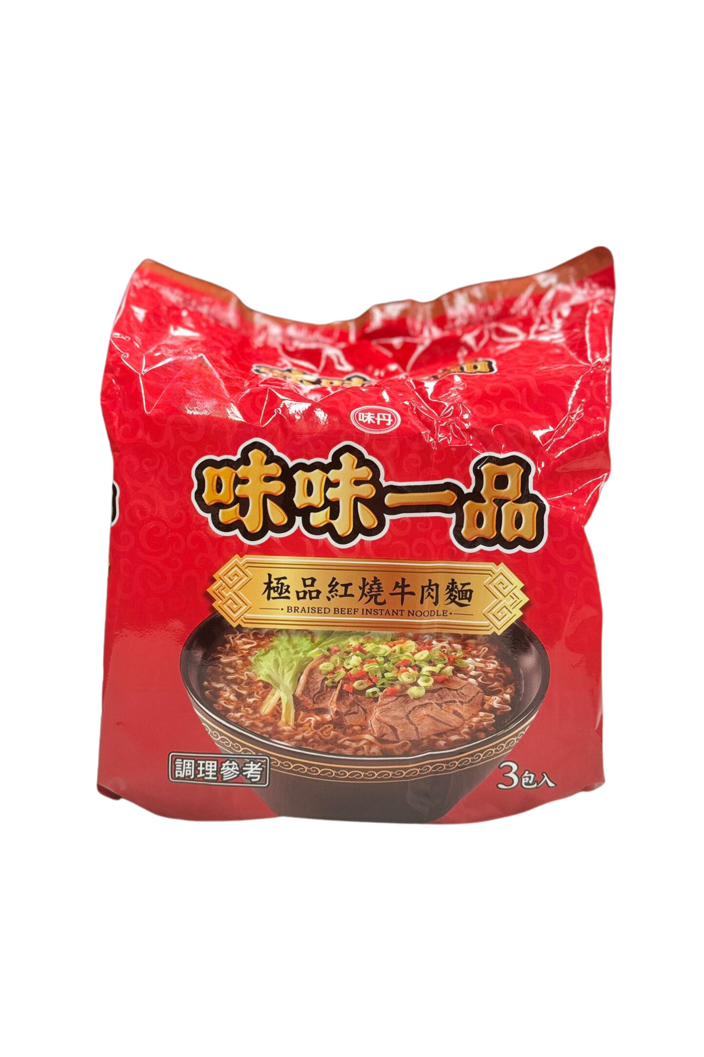 Vedan Wei Wei Premium Braised Beef Instant Noodle (Pack of 3) 185g