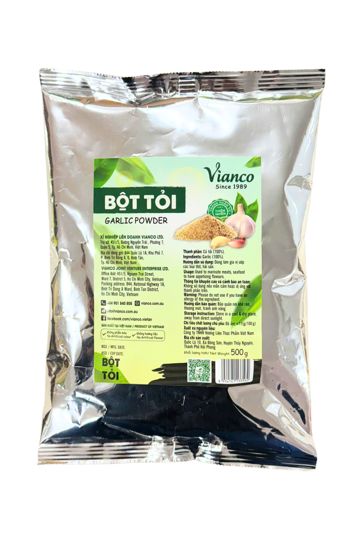 Vianco Garlic Powder 500g