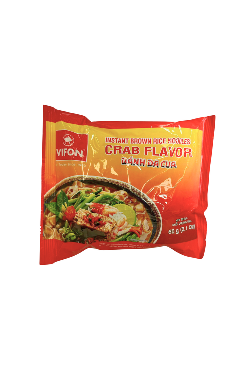 Vifon Crab Rice Pancake Instant Noodles (Banh Da Cua) 60g