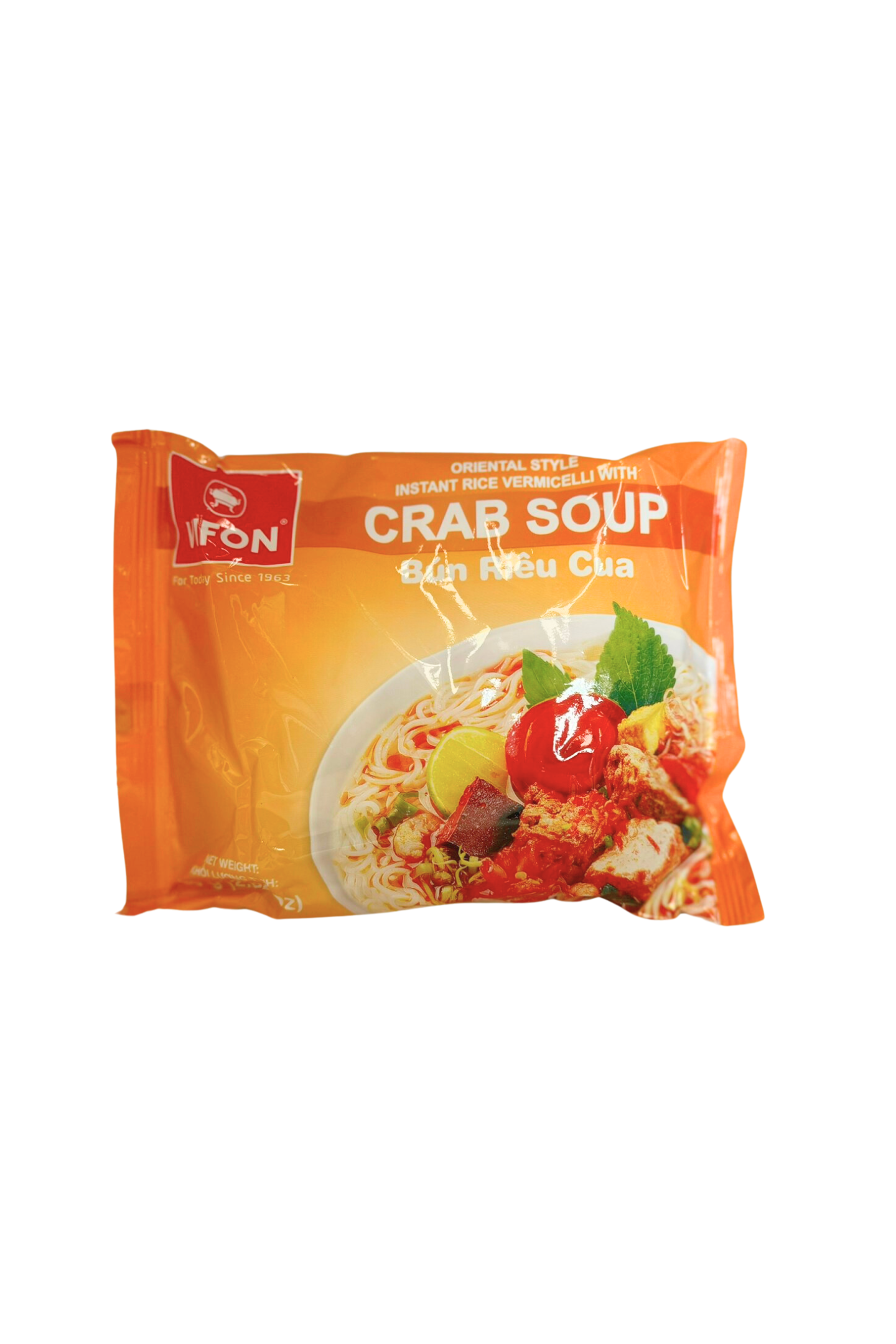 Vifon Sour Crab Flavour Instant Noodles (Bun Rieu Cua) 80g